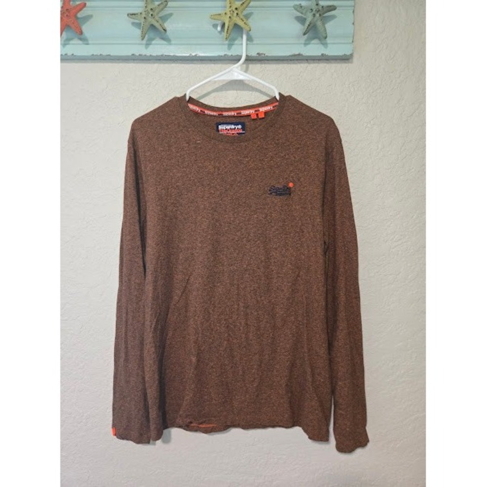 Superdry Brown Long Sleeve Tee